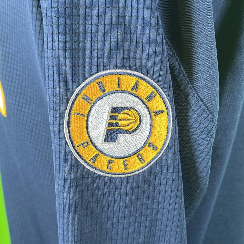 Adidas Indiana Pacers Long Sleeve Navy Jersey Size XL 18/20 - Picture 5 of 5